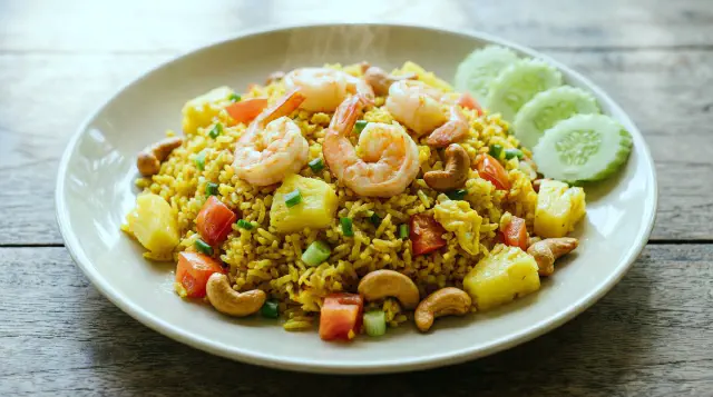 Ananas stegte ris (Kao Pad Sapparod)