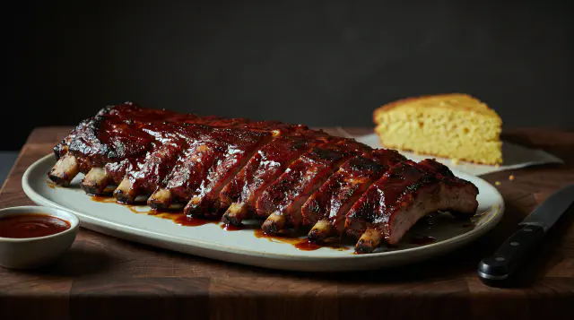 Babyback ribs sous vide