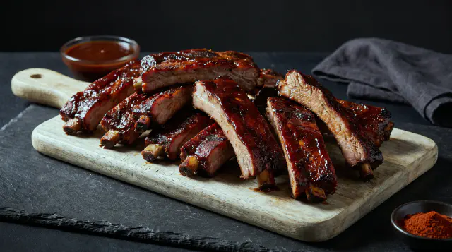 BBQ-ribs i airfryer