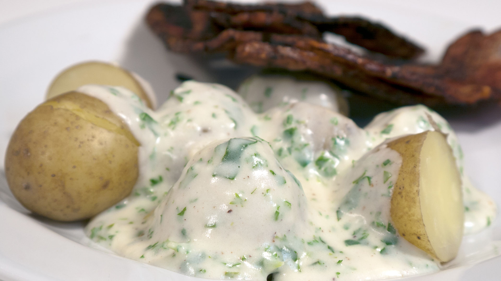 Bechamel sauce - hvid sovs - Persillesovs