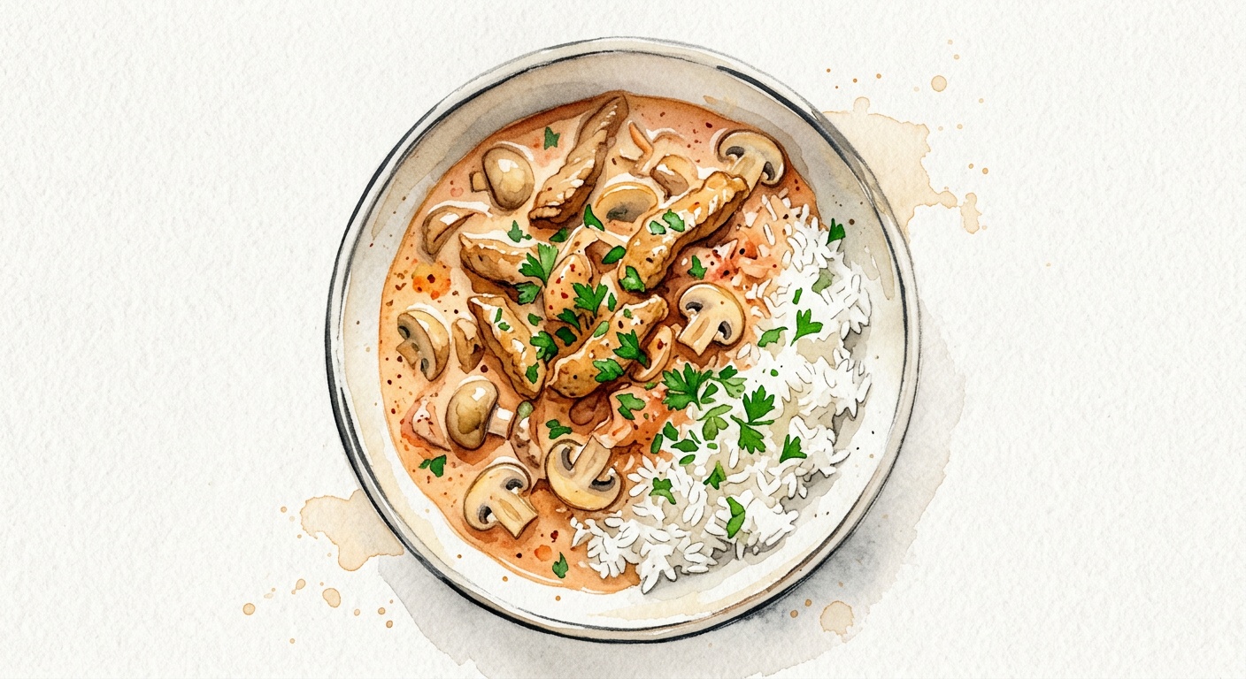 Bøf Stroganoff