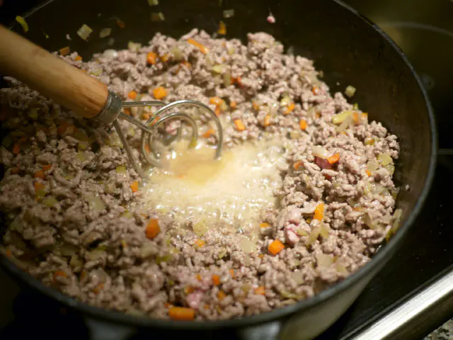 Bolognese sauce til 'Spaghetti Bolognese'