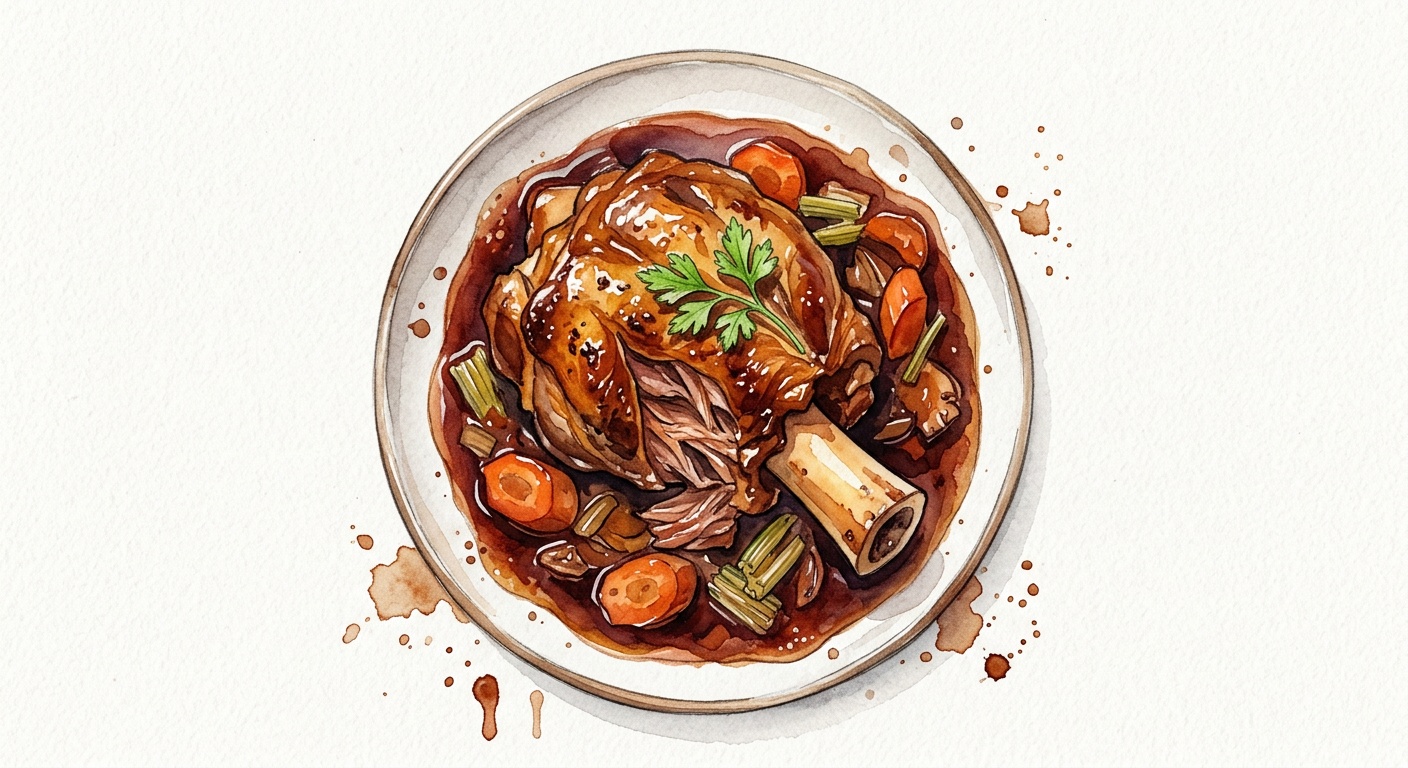 Braiseret Kalveskank