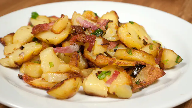 Brasede kartofler - Braskartofler - bratkartoffeln