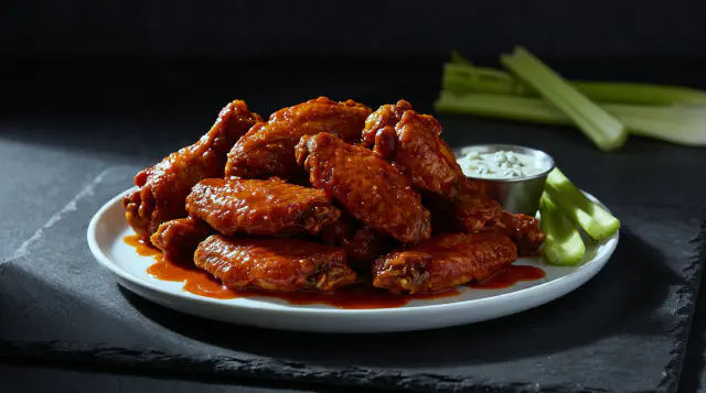 Buffalo kyllingevinger i airfryer