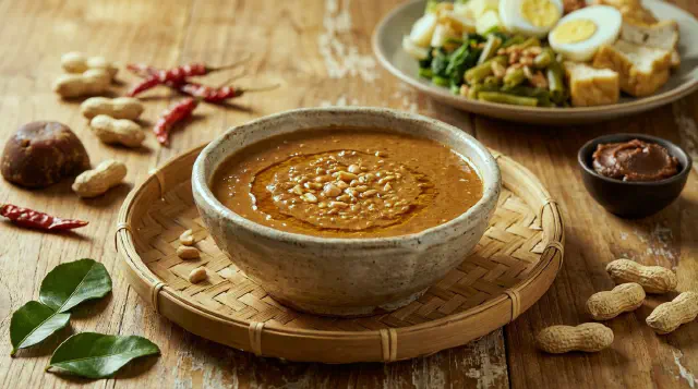 Bumbu Kacang (Indonesisk Jordnøddesauce)