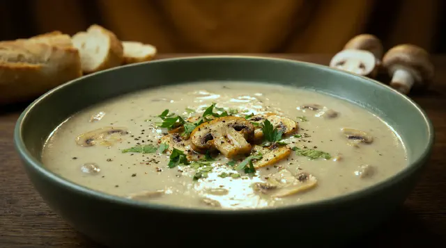 Champignonsuppe