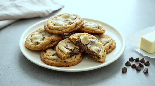 Chokoladecookies i airfryer