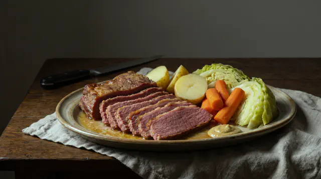Corned beef sous vide