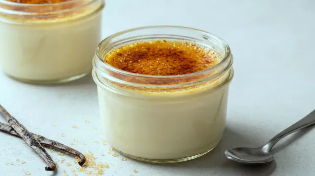 Crème brûlée sous vide