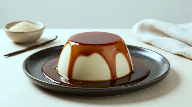 Crème caramel sous vide