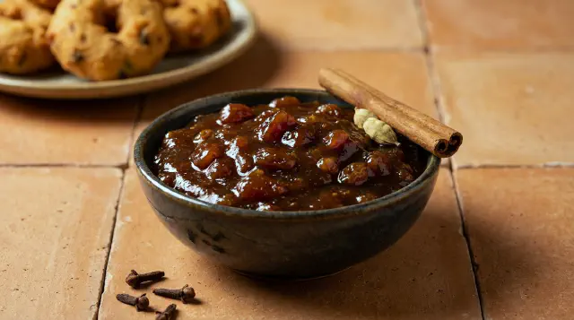 Dadel- og Tamarindchutney (Sri Lankansk)