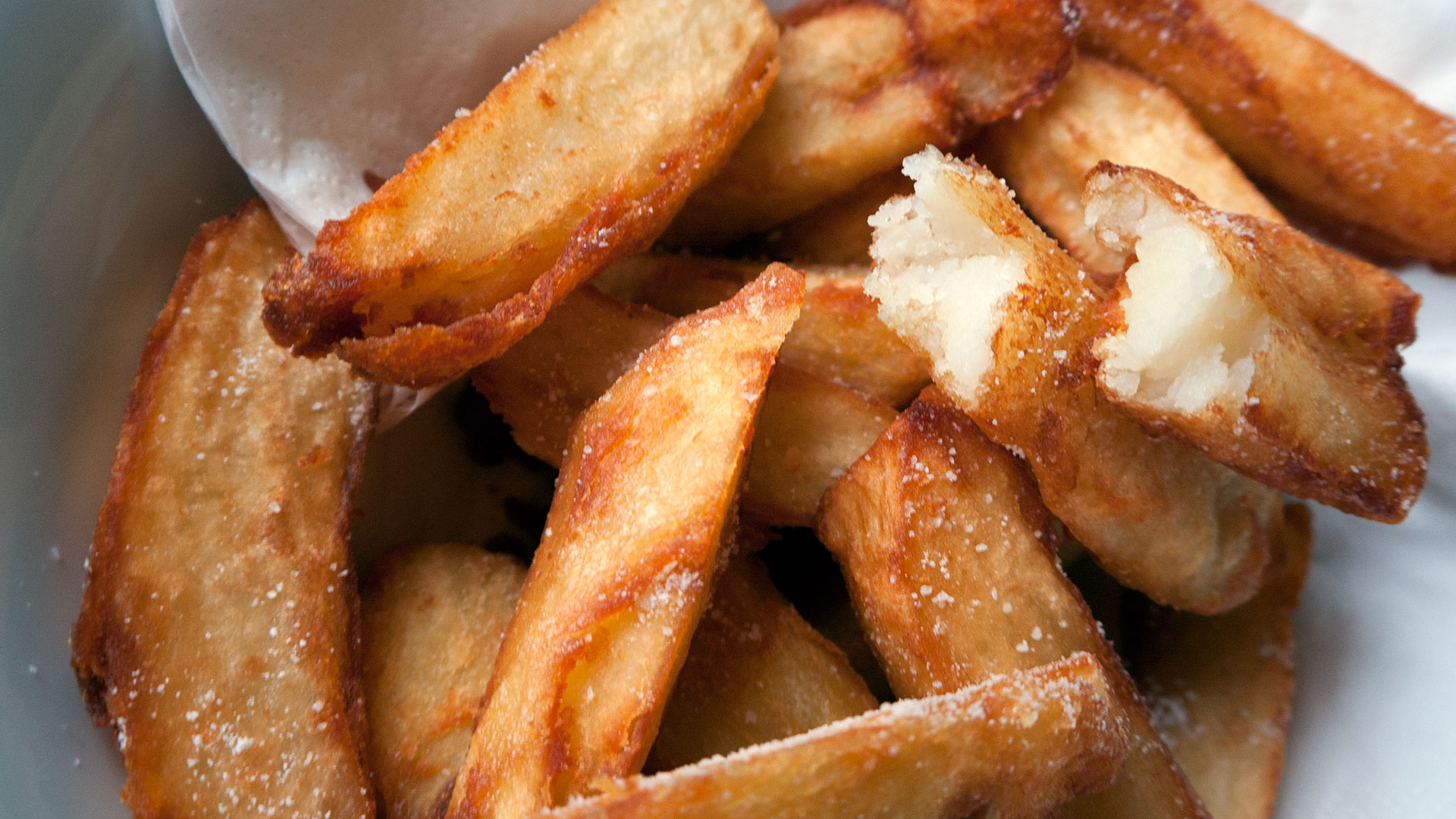 Favorites pommes frites - store hjemmelavede fritter