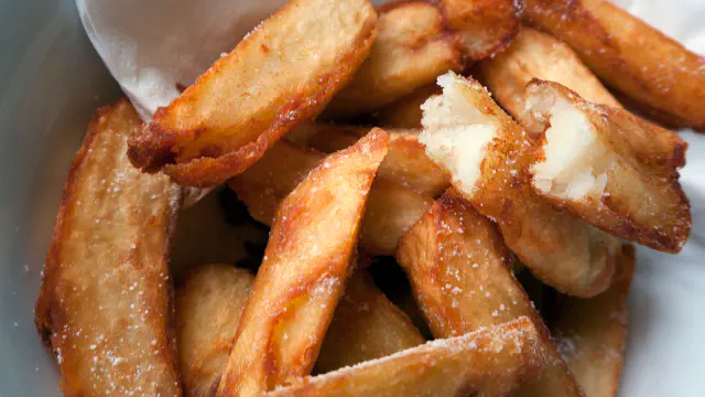 Favorites pommes frites - store hjemmelavede fritter