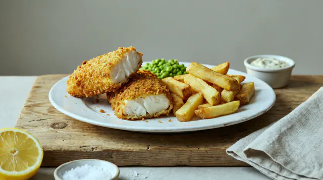 Fish and chips i airfryer