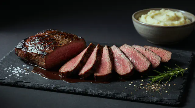 Flat iron steak sous vide