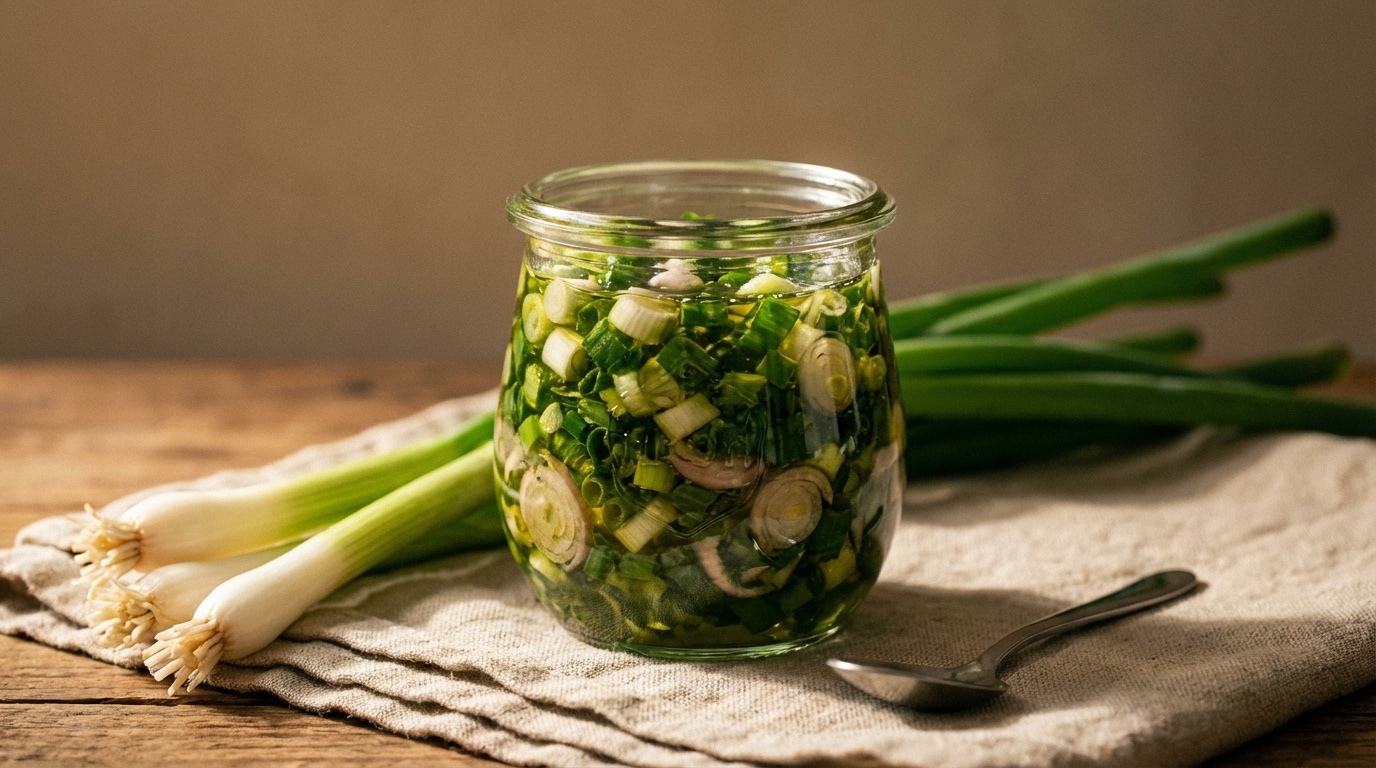 Forårsløgolie (Mỡ Hành)