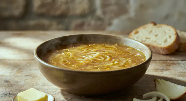 Fransk Løgsuppe