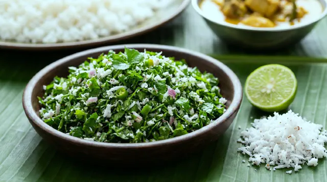 Gotukola Sambol (Centella-Salat)
