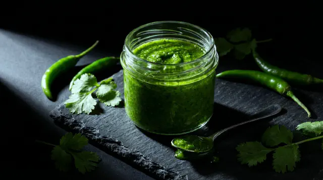 Grøn chilisauce (Sốt ớt xanh)