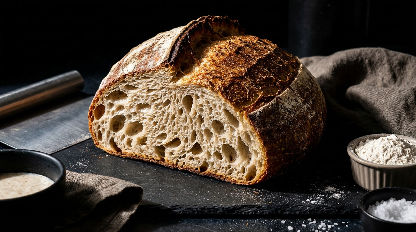 Grundlæggende surdejsbrød