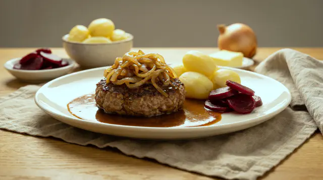 Hakkebøf i airfryer