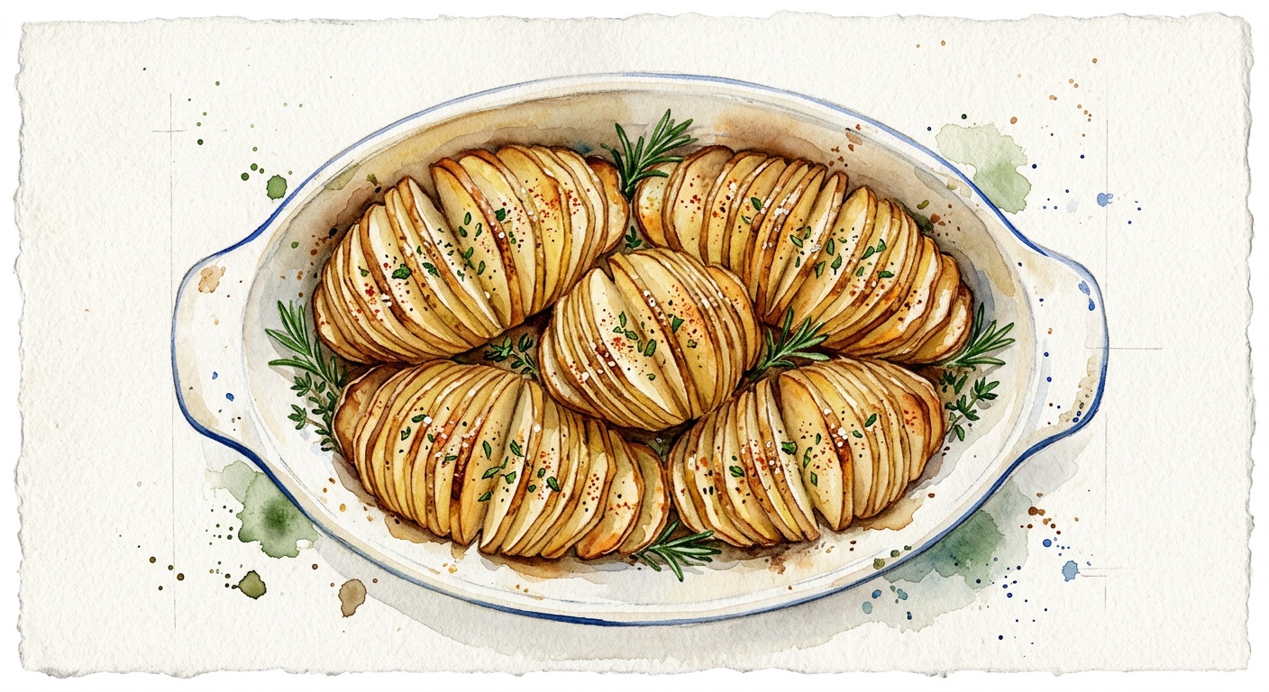 Hasselback-kartofler