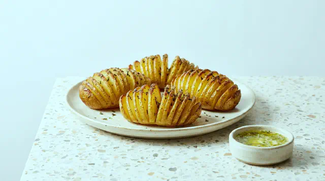 Hasselback-kartofler