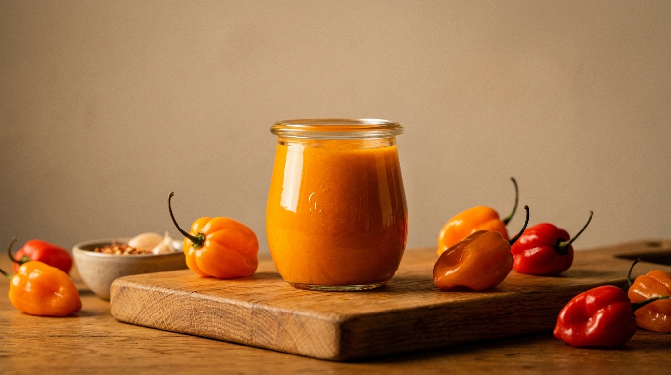 Hjemmelavet Belizisk Habaneropebersauce
