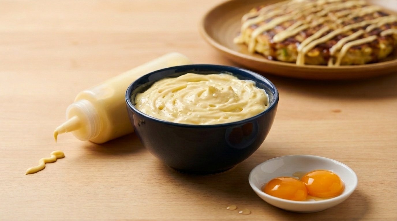 Hjemmelavet Kewpie-Style Japansk Mayonnaise