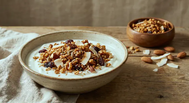 Hjemmelavet morgenknas og chokoladeknas (müsli)