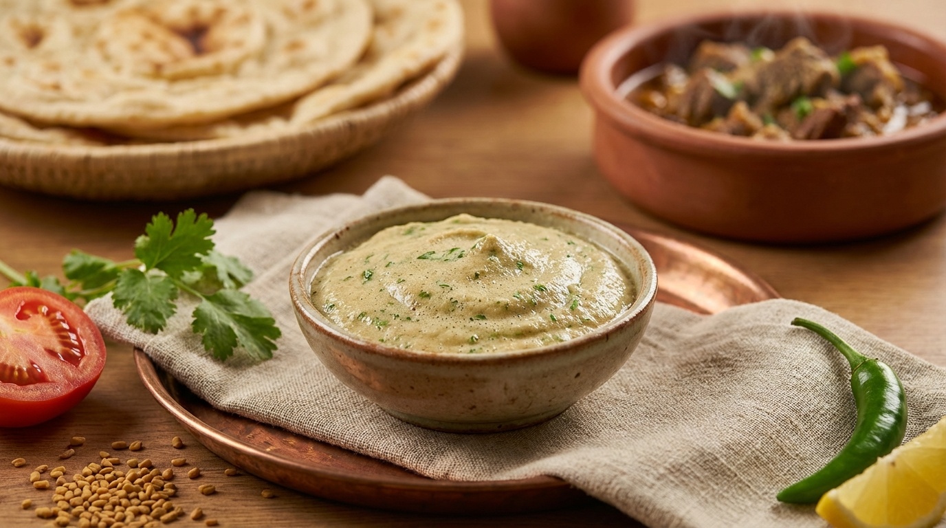 Hulba (yemenitisk bukkehornsfrø-tilbehør)