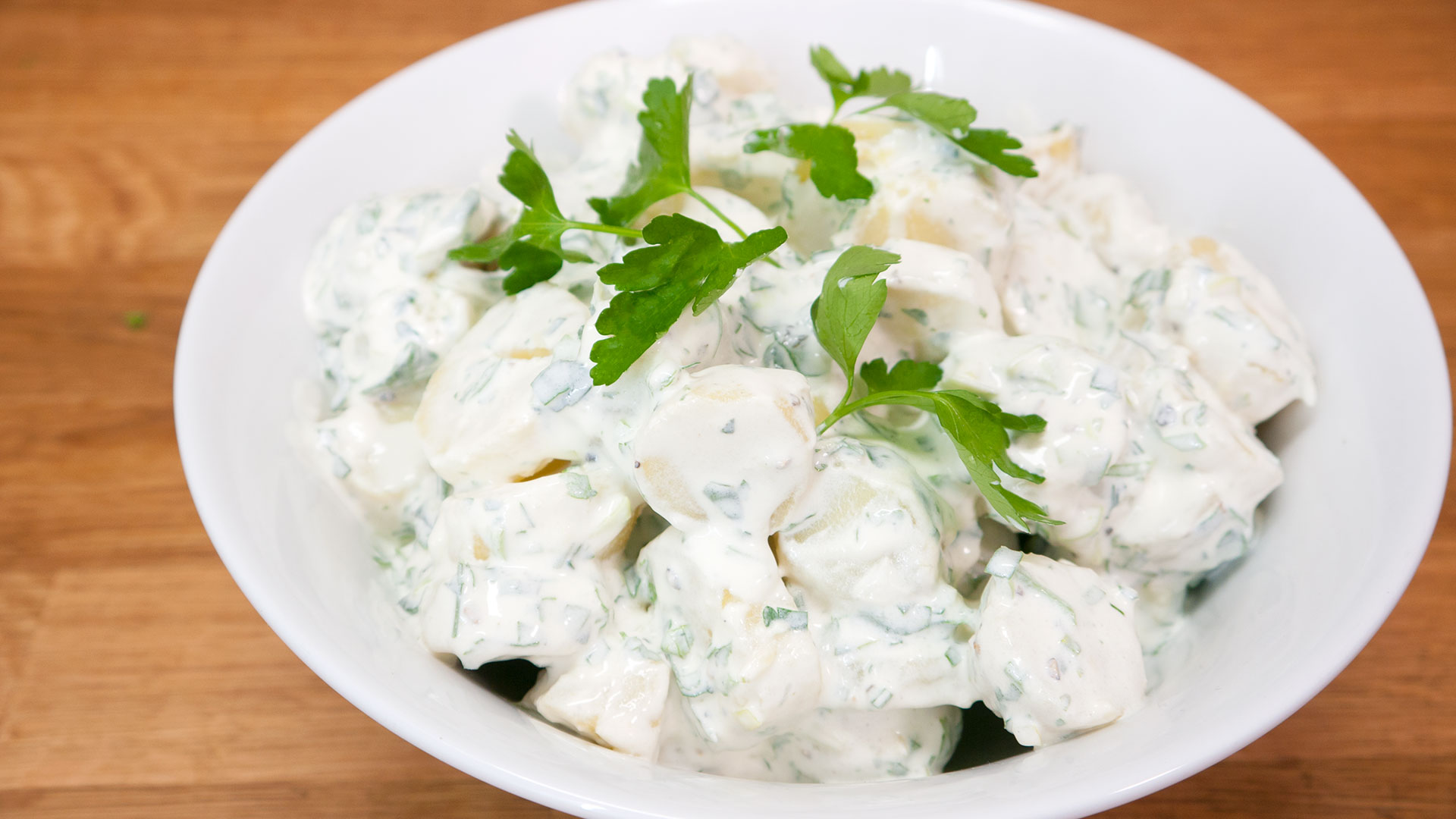 Hvid kartoffelsalat