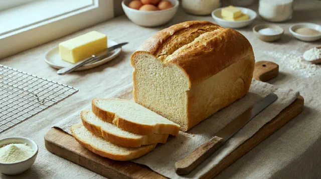 Hvidt Brød - Mælkepulver og Vand (Variation 1)