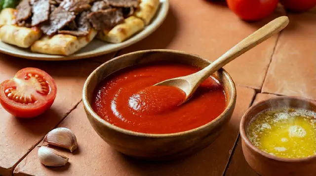 Iskender Sosu (Tyrkisk Tomat-Smørsauce)
