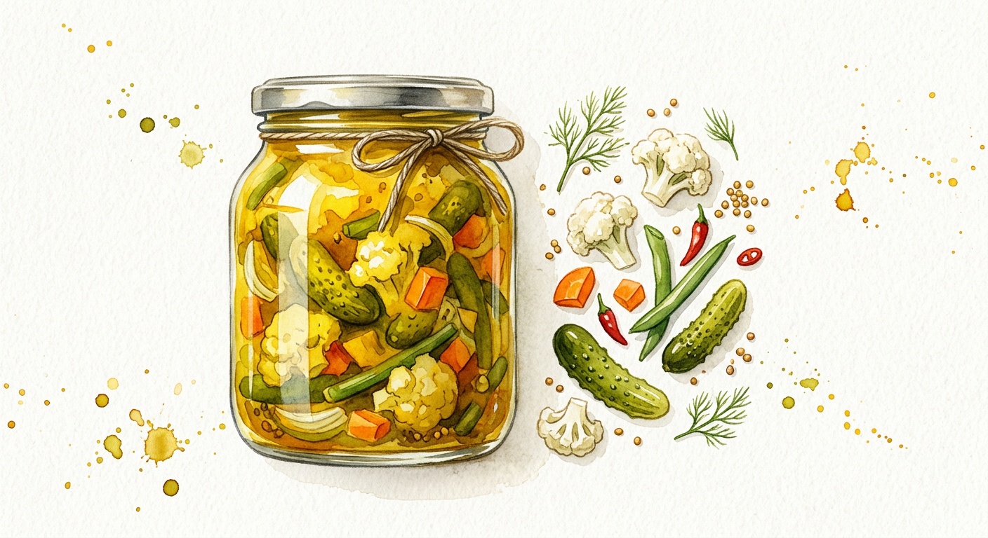 Jævnet pickles