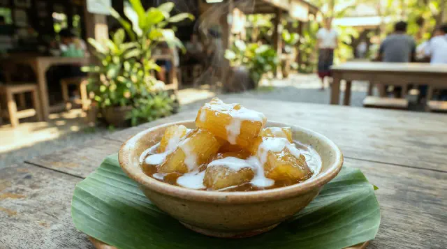 Kandiseret kassava (Mun Sumpalung Cheuam)