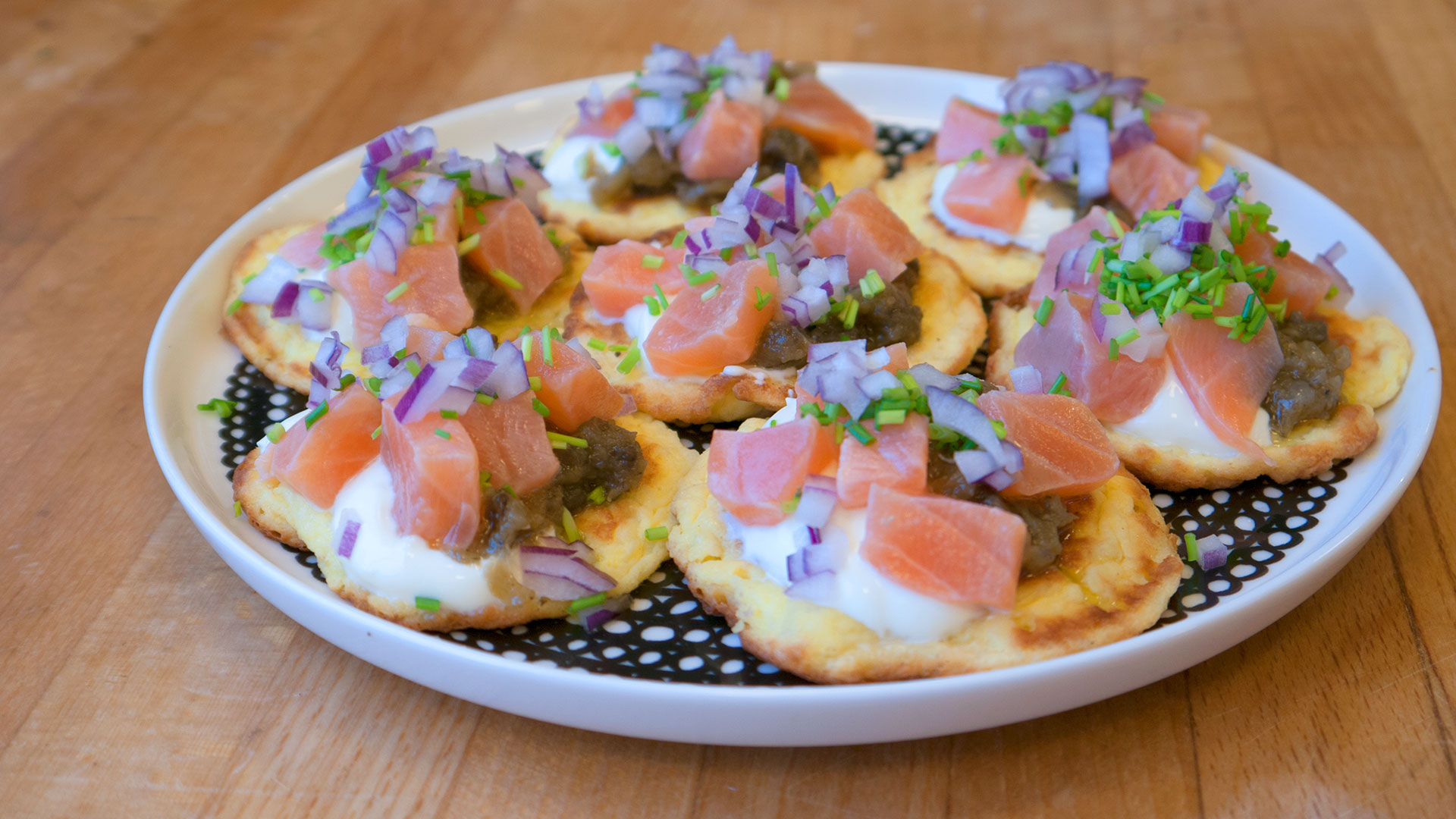 Kartoffelblinis - små kartoffelpandekager