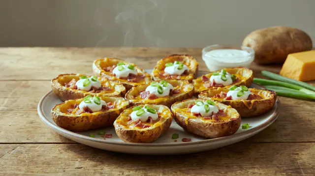 Kartoffelskaller i airfryer