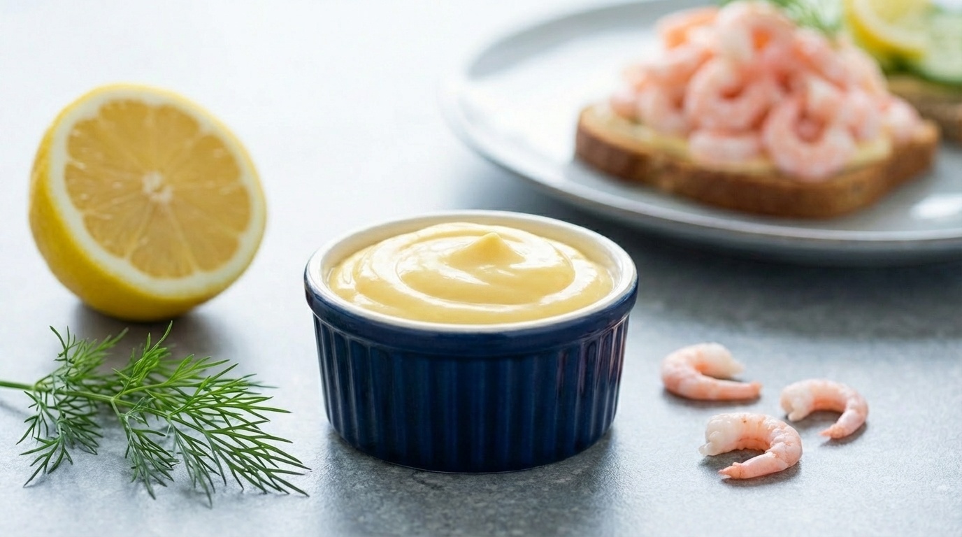 Klassisk Räkmacka-Mayonnaise (Svensk Rejemad-Mayo)