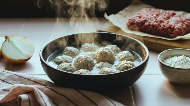 Kødboller til suppe