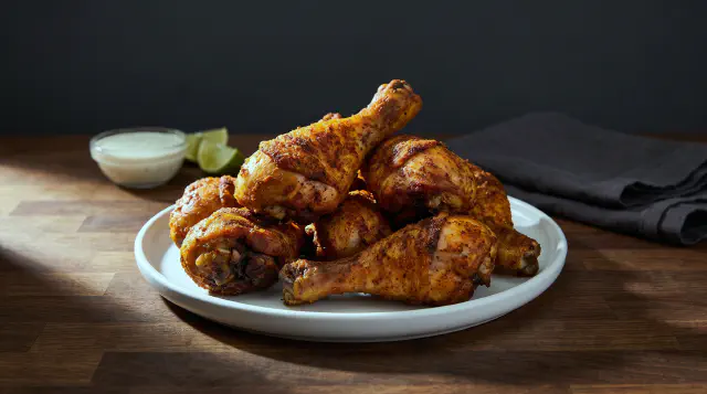 Kyllingedrumsticks i airfryer