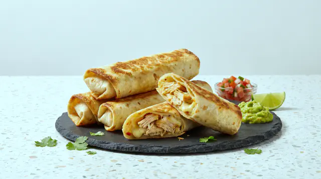 Kyllingeflautas i airfryer