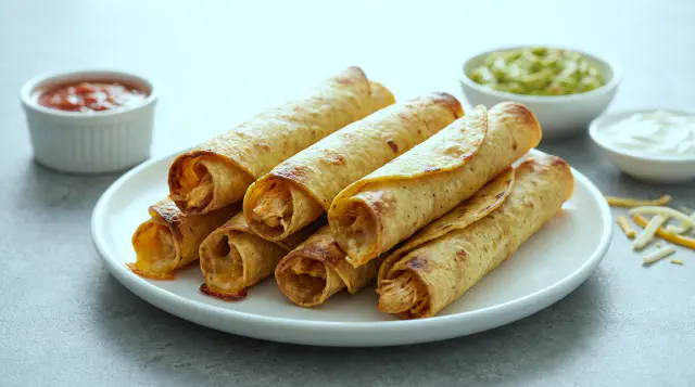 Kyllingetaquitos i airfryer