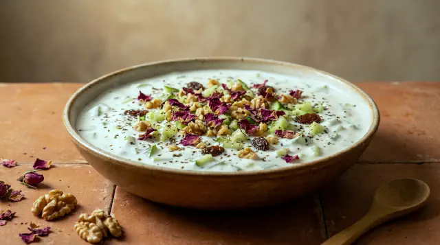 Mast-o-Khiar (persisk yoghurt- og agurkedip)