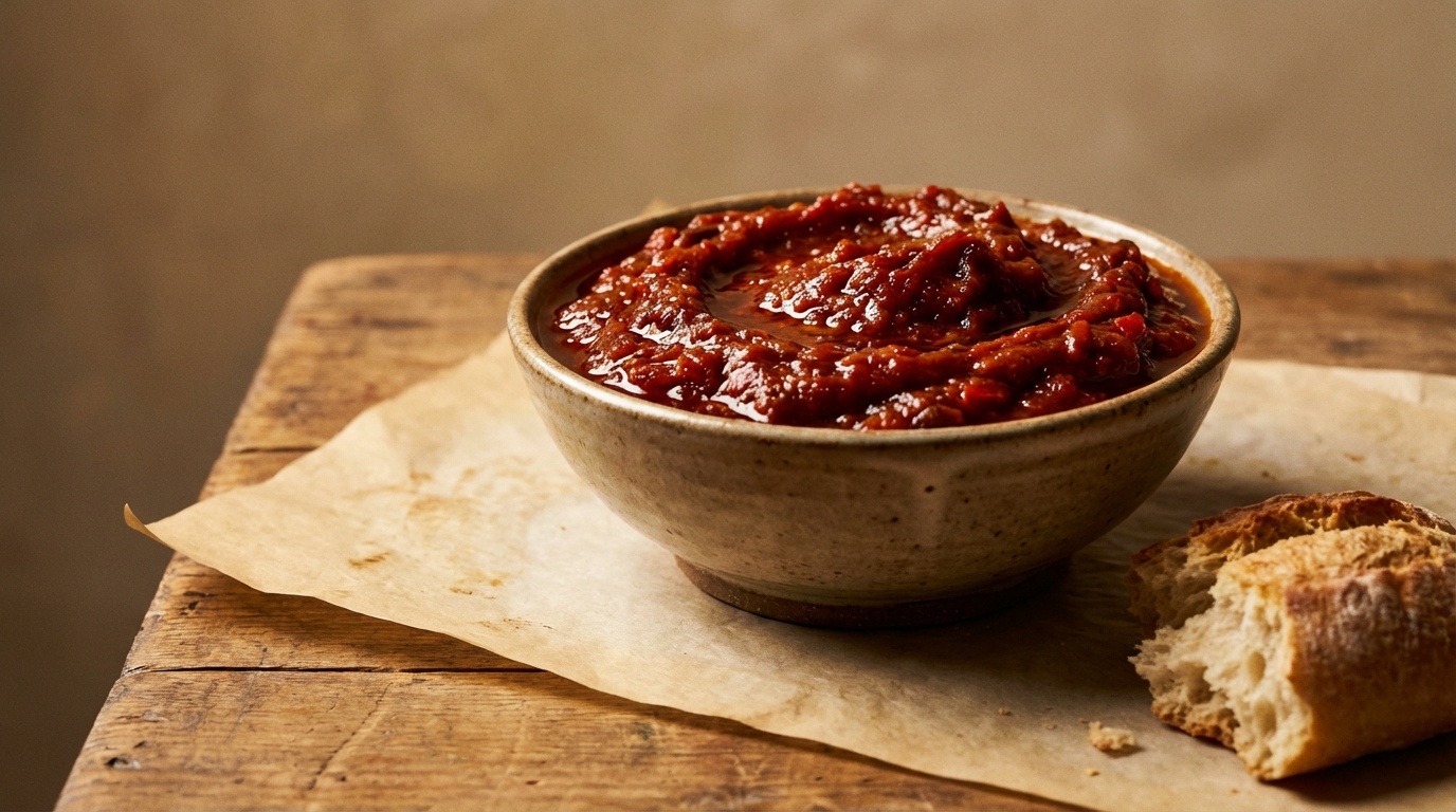 Matbucha (marokkansk-israelsk tomat- og pebersalat)