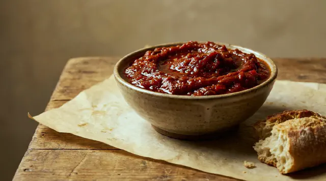Matbucha (marokkansk-israelsk tomat- og pebersalat)