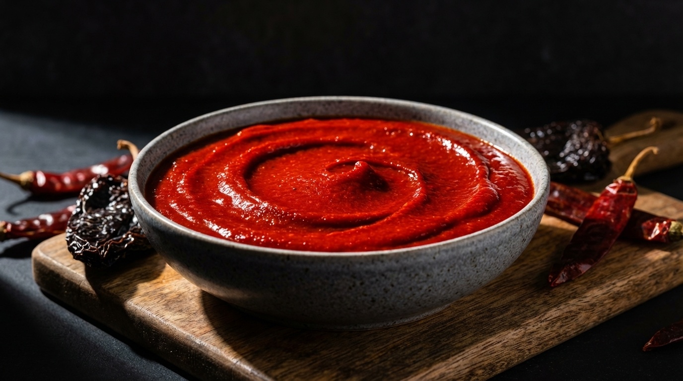 Mexicansk Vad Adobo (Chilipasta)