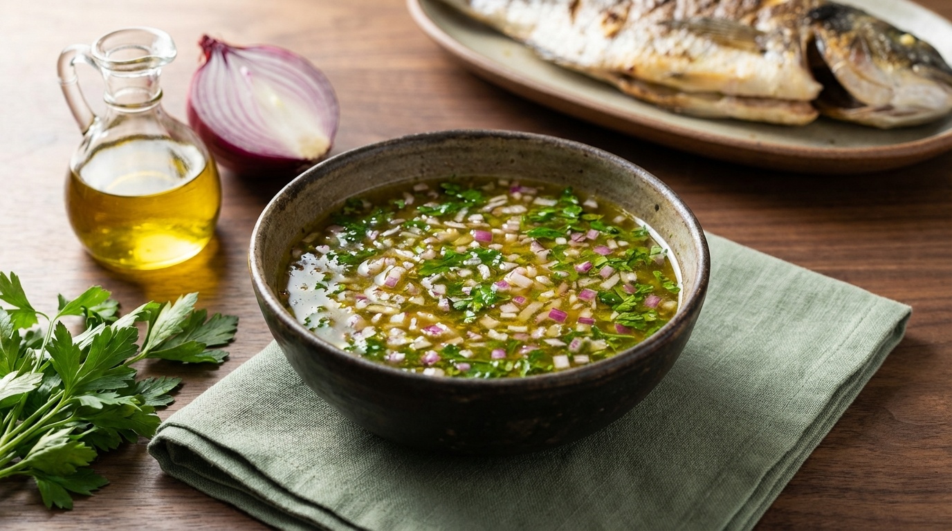 Molho de Vilao - Kold Vinaigrette (Fastlandsstil)