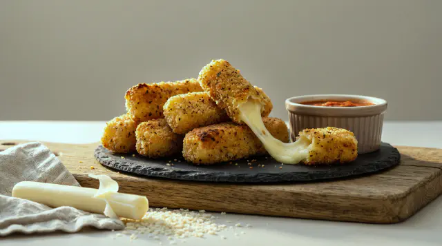 Mozzarellastænger i airfryer
